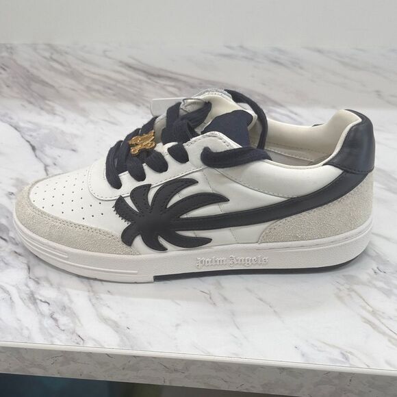 Palm Angels White and Black Athletic Shoes - Picture 3 of 6